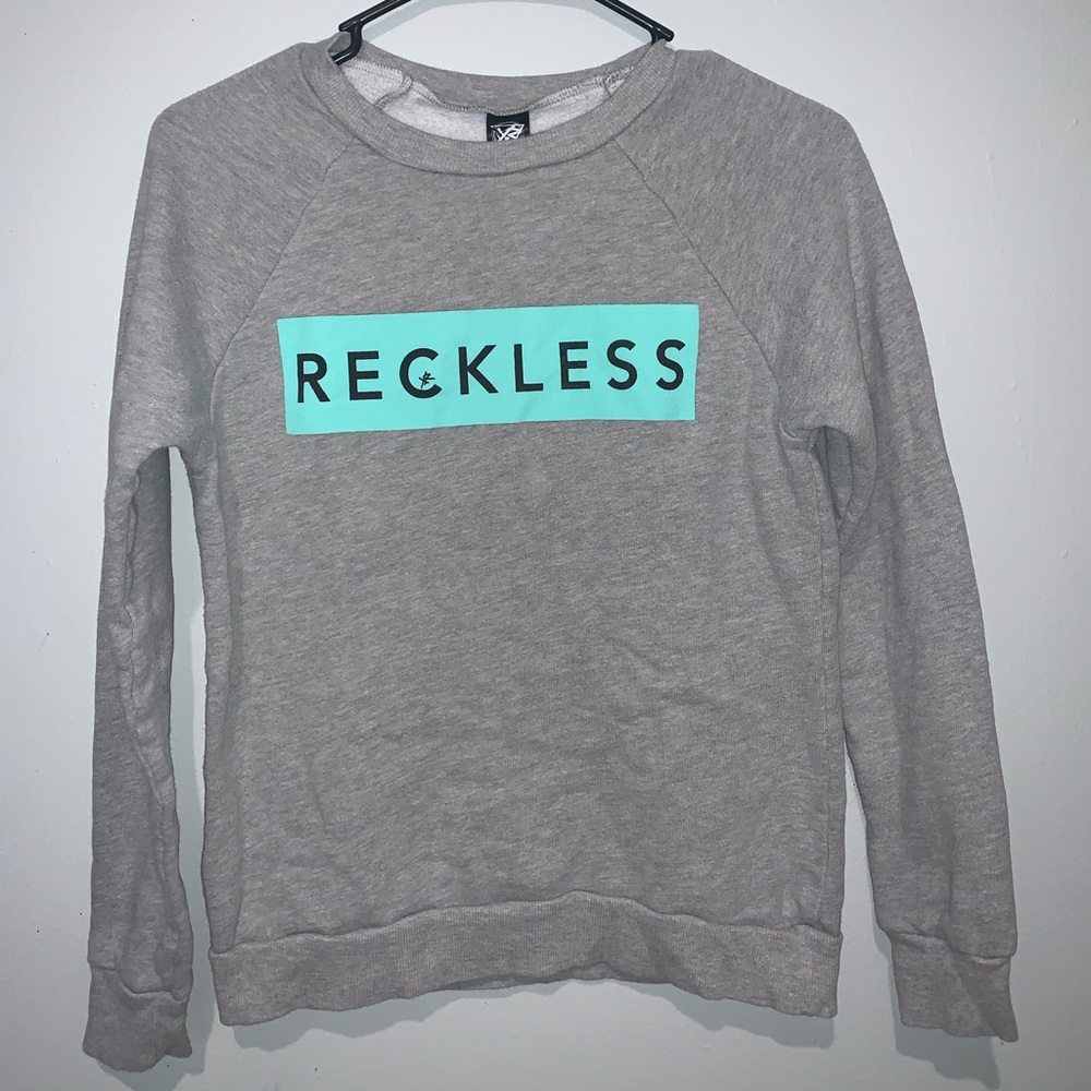 Young & Reckless Grey Sweater